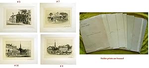 In Old New York (SIGNED. Limited Ed. COMPLETE Portfolio of 12 signed Etchings by Hollyer)