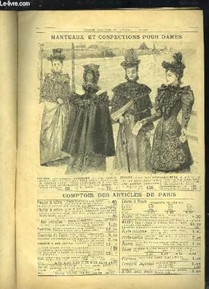 Bild des Verkufers fr Catalogue des Grands Magasins du Louvre. Manteaux et confections pour Dames, Passementerie, Chapellerie . zum Verkauf von Le-Livre