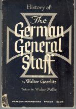 Image du vendeur pour The German General Staff mis en vente par Callaghan Books South