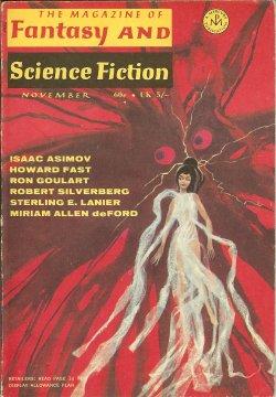 Bild des Verkufers fr The Magazine of FANTASY AND SCIENCE FICTION (F&SF): November, Nov. 1969 zum Verkauf von Books from the Crypt