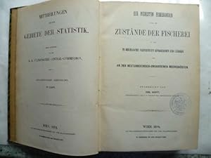 Bild des Verkufers fr Mittheilungen aus dem Gebiete der Statistik. Herausgegeben von der k.k. Statistischen Central-Commission. zum Verkauf von Ostritzer Antiquariat