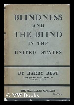 Imagen del vendedor de Blindness and the Blind in the United States a la venta por MW Books