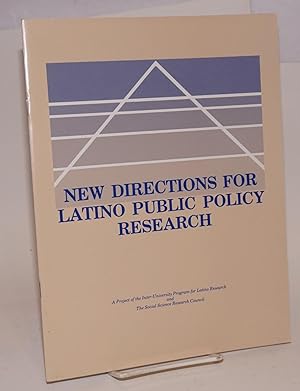 Imagen del vendedor de New Directions for Latino Public Policy Research a la venta por Bolerium Books Inc.