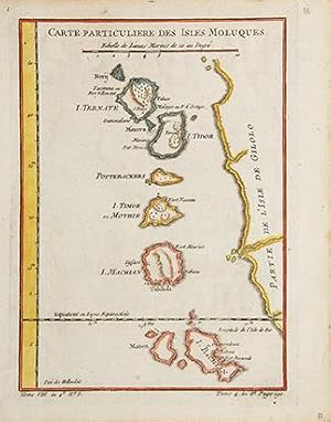 Bild des Verkufers fr Carte particuliere des Isles Moluques. zum Verkauf von Peter Harrington.  ABA/ ILAB.