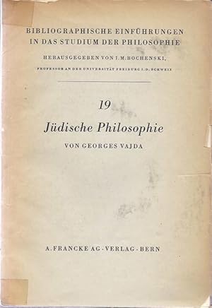 JÜDISCHE PHILOSOPHIE. BIBLIOGRAPHISCHE EINFÜHRUNGEN IN DAS STUDIUM DER PHILOSOPHIE, 19