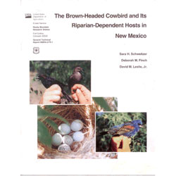 Image du vendeur pour The Brown-Headed Cowbird and Its Riparian-Dependant Hosts in New Mexico mis en vente par Buteo Books