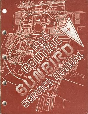 1986 Pontiac Sunbird Service Manual