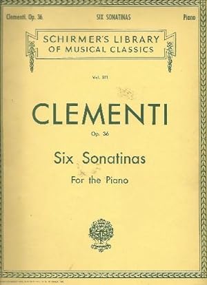 Six Sonatinas for the Piano Op 36.