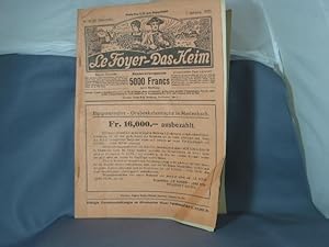 le foyer - das heim // ill. familienzeitschrift -doppelheft Nr. 21/22 - 7. Jg. 1925 mit mode u. h...