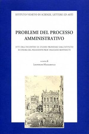 Immagine del venditore per Problemi del processo amministrativo. venduto da FIRENZELIBRI SRL