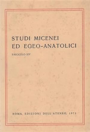 Imagen del vendedor de Studi Micenei ed Egeo-anatolici.Fasc.XIV. Indice articoli: -L.Polacco, Topakli. Campagna di scavo 1969, relazione preliminare. -L.Polacco, Topakli. Campagna di scavo 1970, relazione preliminare. -M.Salvini, Quattro contributi sovietici di archeologia urartea. -B.N.Arakeljan, Alcuni risultati della ricerca archeologica ad Armavir. -N,Truchtanova, Un idolo di pietra da Erebuni. -S.J.Chodzas, Schizzi preparatori per gli affreschi di Erebuni. -K.L.Hovannisjan, Frammenti di affreschi parietali da Erebuni (Arin-berd). -A.Archi, Il rilievo ittito di Hamide. -O.Carruba, Hattusili II. -S.Erdem, Kayseri Muzesi'ndekibazi yeni buluntular II. -S.Erdem, Einige neue Funde im Museum von Kayseri II. -V.Haas, Zu den neuen Hurritischen Texten in KBo XIX. -A.Kammenhuber, Heth.Der Konig trinkt zwei. -M.Liverani, Zannanza. -N.Franco Parise, Un'unit ponderale egea a Capo Gelidonya. -M.Salvini, Sul nome della sorgente in hurrico. -C.Saporetti, Un'ipotesi per sursurratu (KAJ 310:59). -A.Archi, The propaganda a la venta por FIRENZELIBRI SRL