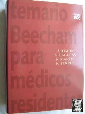 Imagen del vendedor de TEMARIO BEECHAM PARA MDICOS RESIDENTES a la venta por Librera Maestro Gozalbo