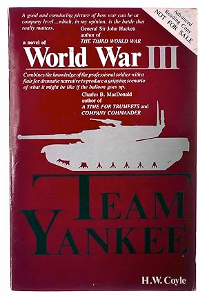 Seller image for Team Yankee: A Novel of World War III for sale by Black Falcon Books