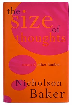 Bild des Verkufers fr The Size of Thoughts: Essays and Other Lumber zum Verkauf von Black Falcon Books