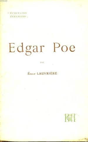 Bild des Verkufers fr EDGAR POE / COLLECTION "LES GRANDS ECRIVAINS ETRANGERS". zum Verkauf von Le-Livre