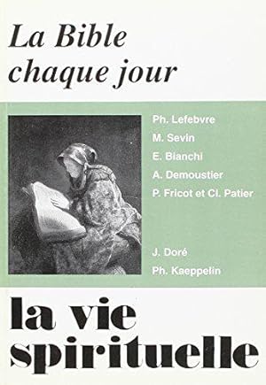 Seller image for La vie spirituelle numro 714 La Bible chaque jour for sale by JLG_livres anciens et modernes