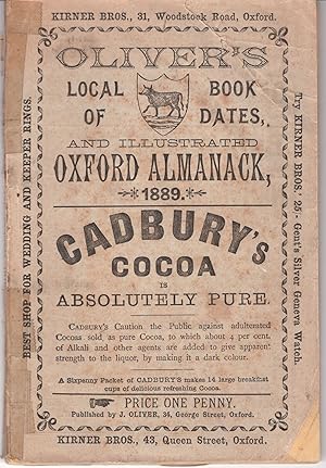 Oliver's Local Book of Dates, and Illustrated Oxford Almanack, 1889