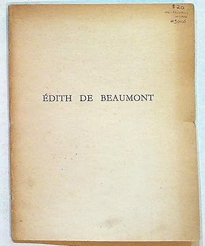 Edith De Beaumont: Notes et Meditations