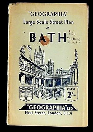 Geographia Large Scale Street Plan of Bath