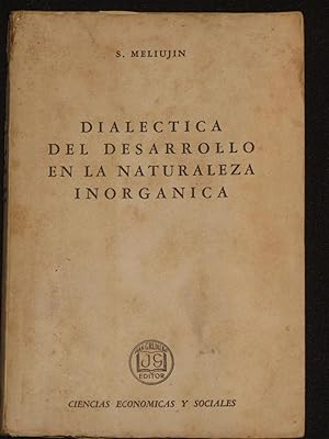 Imagen del vendedor de Dialectica Del Desarrollo En La Naturaleza Inorganica a la venta por Librera Urbe