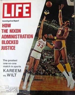 Life Magazine March 24, 1972 -- Cover: Kareem vs. Wilt