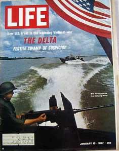 Life Magazine January 13, 1967 -- Cover: Navy patrols Mekong River