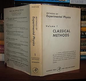 Seller image for METHODS OF EXPERIMENTAL PHYSICS Volume 1: Classical Methods for sale by Rare Book Cellar