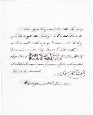 Document Signed ("U.S. Grant")