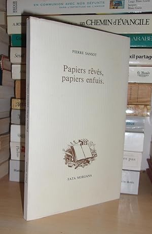 Imagen del vendedor de PAPIERS REVES, PAPIERS ENFUIS a la venta por Planet's books