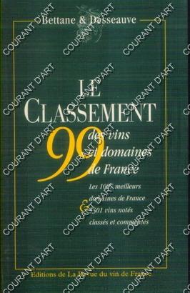 LE CLASSEMENT 99 DES VINS ET DOMAINES DE France. LES 1007 MEILLEURS DOMAINES DE France ET 5301 VI...