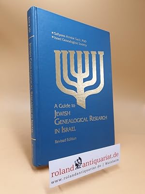 Bild des Verkufers fr A Guide to Jewish Genealogical Research in Israel Revised Edition zum Verkauf von Roland Antiquariat UG haftungsbeschrnkt