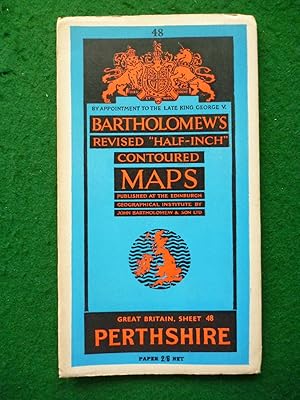 Bild des Verkufers fr Perthshire Great Britain, Sheet 48 (Bartholomew's Revised "Half-Inch" Contoured Maps) zum Verkauf von Shelley's Books