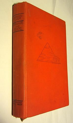 Seller image for Pyramide und Tempel: Notizen whrend einer Reise nach gypten, Palstina, Griechenland und Stambul. for sale by Viator Used and Rare Books