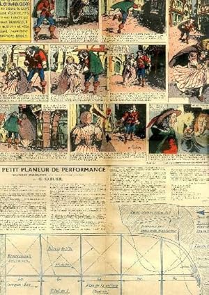 Seller image for L'Epatant, Nouvelle Srie N22 : Les Aventures des Pieds-Nickels - Plan d'un Petit Planeur de Performance (suite) . for sale by Le-Livre