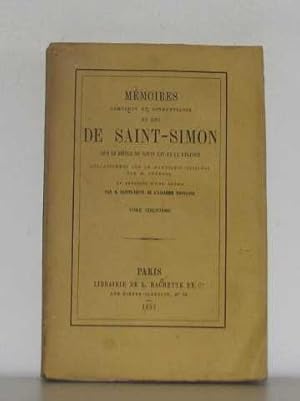 Imagen del vendedor de Mmoires complets et authentiques du duc de saint-simon tome V a la venta por crealivres