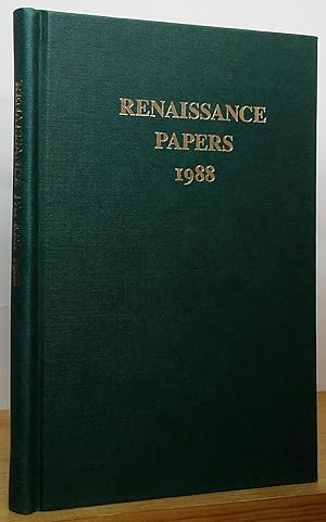 Bild des Verkufers fr Renaissance Papers 1988 zum Verkauf von Stephen Peterson, Bookseller