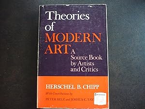 Seller image for Theories of Modern Art: A Source Book by Artists and Critics. for sale by J. King, Bookseller,
