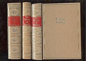3 CLASSICS THE WORKS OF KIPLINg - THE WORKS OF GOATHE - THE WORKS OF SHAKESPEARE