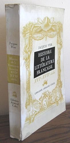 Histoire de la littérature française XVIe-XVIIe siècles
