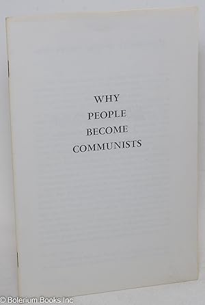 Why people become communists