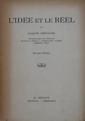 Seller image for L'ide et le rel. for sale by Librairie les mains dans les poches