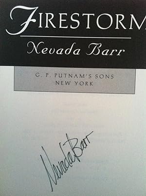 Firestorm (SIGNED FIRST EDITION)