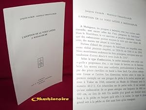 L'Adoption de la voile latine à Madagascar