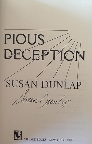 Pious Deception (SIGNED FIRST EDITION W/PROVENANCE)
