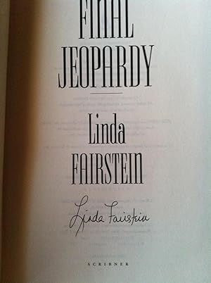 Final Jeopardy (SIGNED FIRST EDITION)