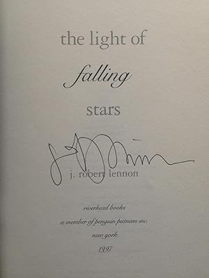 The Light Of Falling Stars (SIGNED 1ST EDITION/1ST PRINTING DEBUT + PROVENANCE)