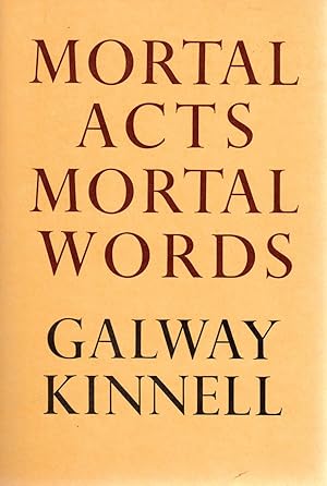 Seller image for Mortal Acts, Mortal Words for sale by Sutton Books