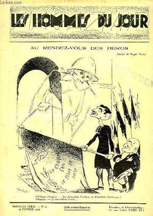 Seller image for Les Hommes du Jour N3, nouvelle srie : Au rendez-vous des hros, par PRAT - Andr Mallarm, par JOLY illustr par DONGA - La Commune Viennoise, par Yves Levy - Georges Lentre, historien - Aimez-vous le Nu ? . for sale by Le-Livre