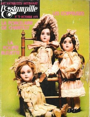 Image du vendeur pour L'Estampille : Les Coiffeuses - La Porcelaine De Chantilly - La Poupe Bleuette . N 70 . Octobre 1975 mis en vente par Au vert paradis du livre