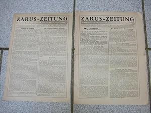Zarus-Zeitung Das Blatt der universellen Menschheits- und Weltreform Nr. 3-6 (1930)